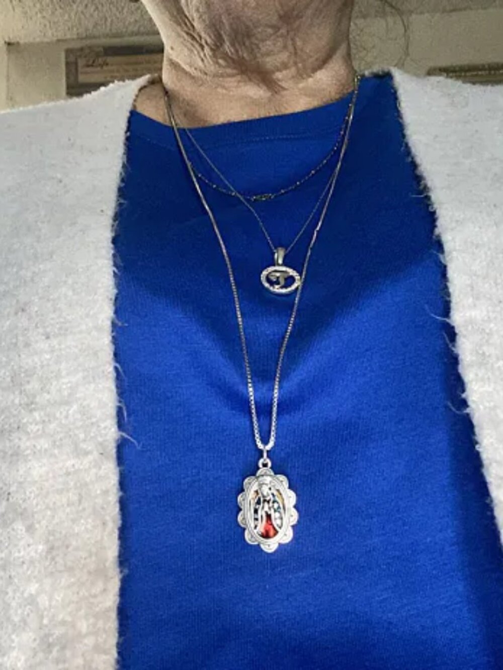 James Avery Enamel Virgin of Guadalupe Charm